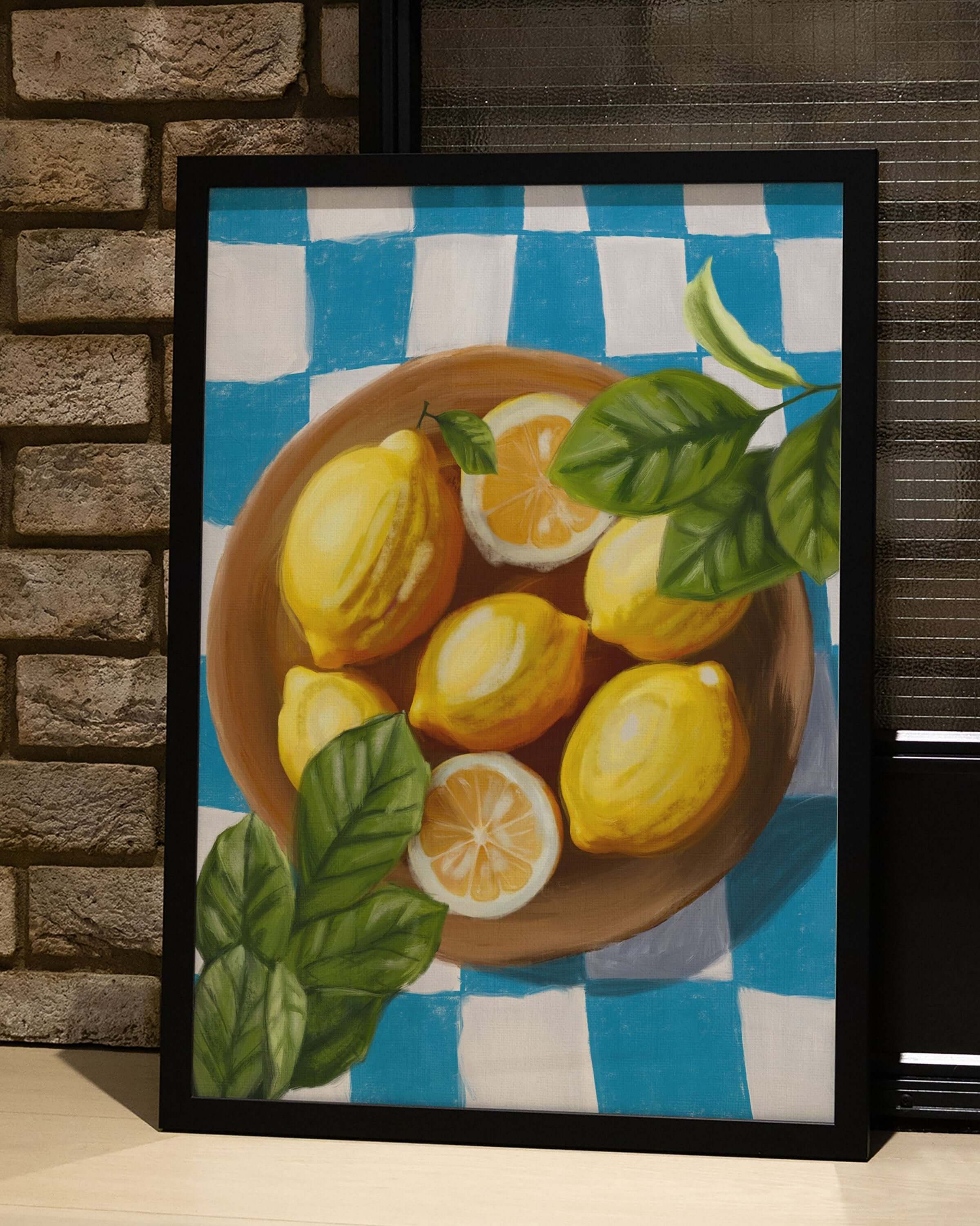 Zesty Blocks Poster – Print Material Wandbild, moderne Kunst & Fine Art Print von Spawnd, handgefertigt & Made in Germany